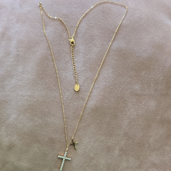 Jewelry - My Saint My Hero Cross Pendant Necklace